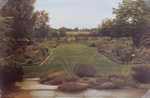 Blick über den Garten Meyer 1985